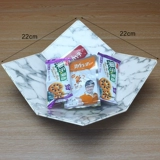 Лиран крокодиловый рисунок кожаный поднос для хранения лоток для фруктов пластинка коробка деревянная прямоугольная европейская творческая дом