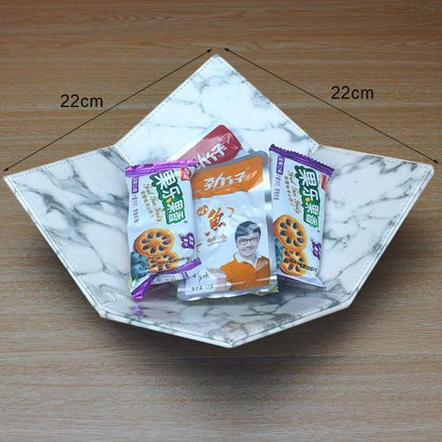 Лиран крокодиловый рисунок кожаный поднос для хранения лоток для фруктов пластинка коробка деревянная прямоугольная европейская творческая дом