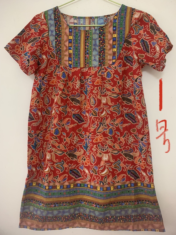 Yang Shuo West Street Ethnic Style Printed Cotton and Linen Top and Short Skirt