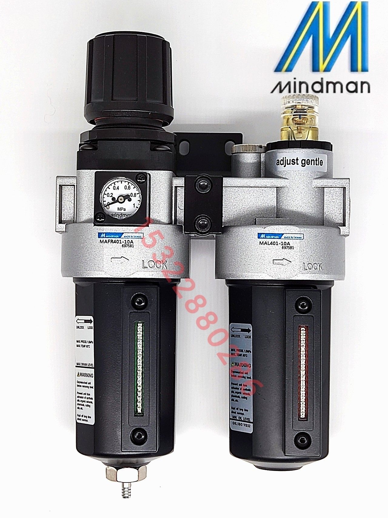 台湾金器Mindman金属三点组合MACP401-15A(10A) 工业气动元件 现货供应