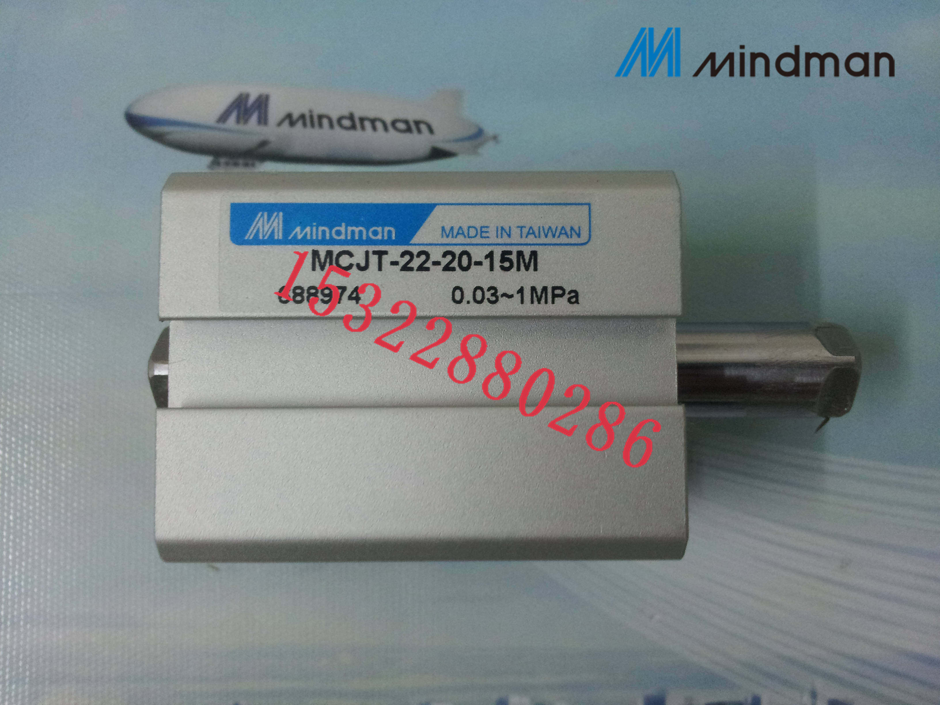 薄型气压缸MCJT-22-20-15M台湾金器Mindman全新原装现货特价供应