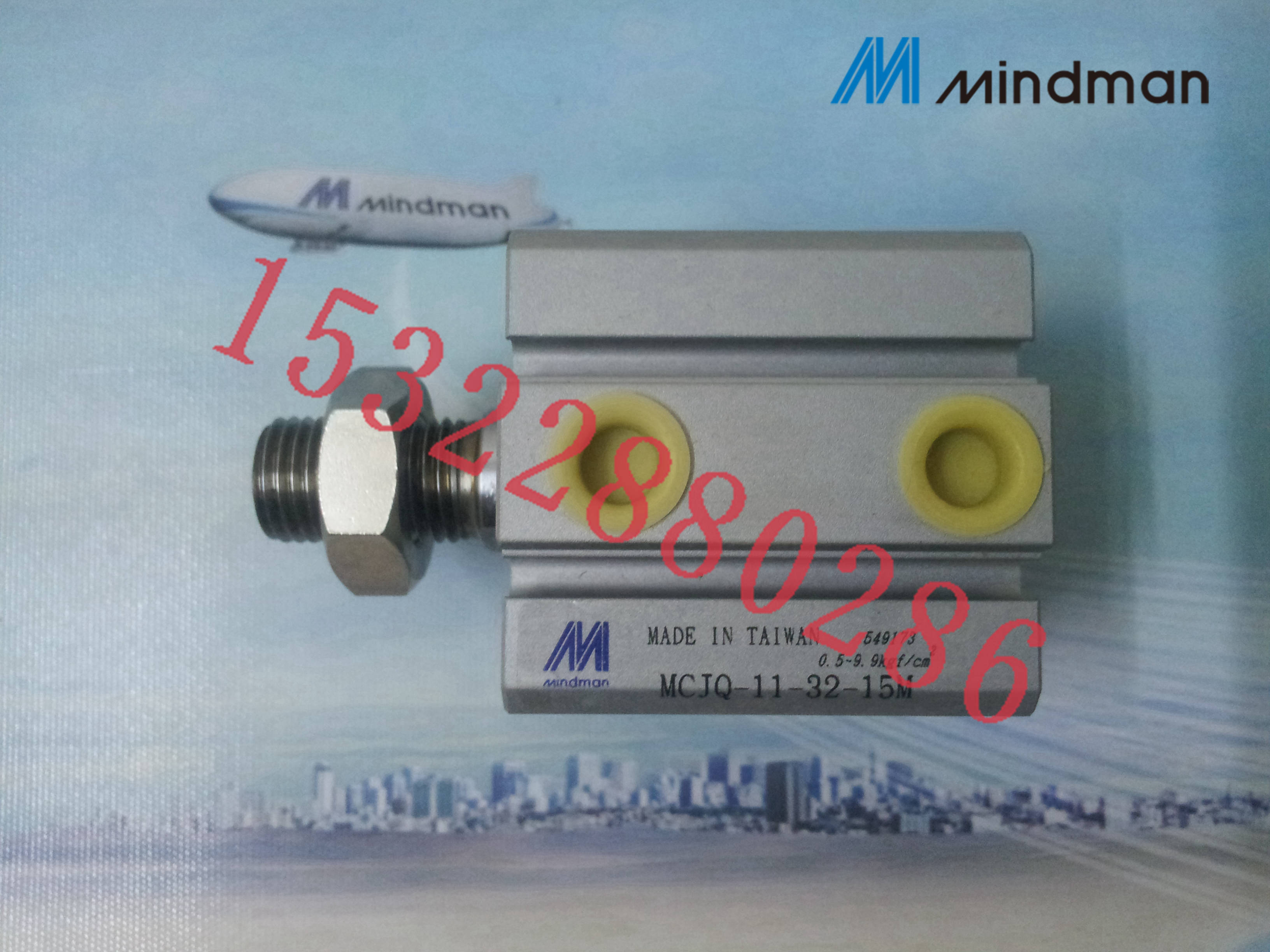 薄型气压缸MCJQ-11-32-15M台湾金器Mindman全新原装现货特价供应