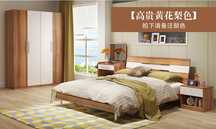 Bảng điều chỉnh đồ nội thất 1.5 giường đôi tủ quần áo bàn trang điểm bộ 1.8 m nội thất phòng ngủ kết hợp