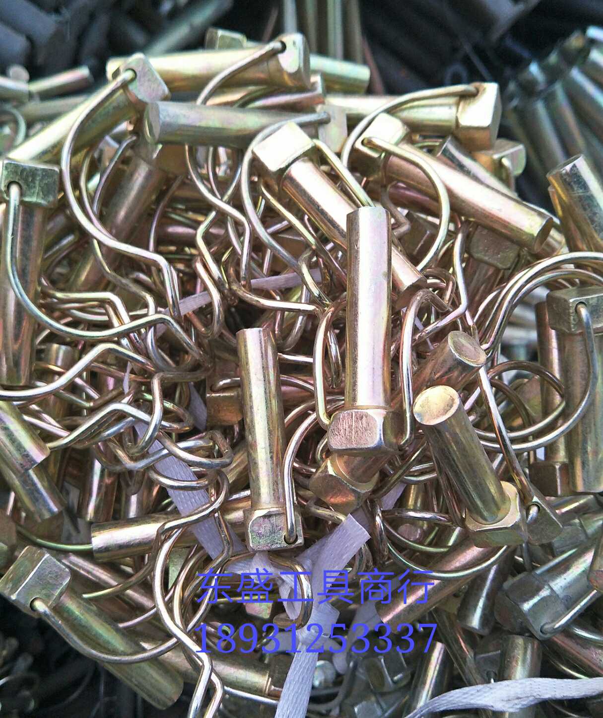 Lock pin ring O-pin positioning pin pin spring pin spring pin bumper pin bumper pin bolt M10 * 65M16 * 78