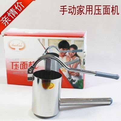 Stainless steel Manual Home Noodle Maker Hand Pressure Miller Machine Noodle Machine Press-Face Machine Cohorts Cohorts