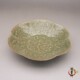 Song Yaozhou Kiln Celadon Carved Pattern Small Plate Plate Antique Antique Ceramic Ware Collection Antique Porcelain Ornament