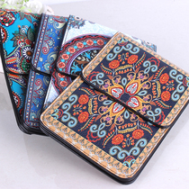 Xinjiang tourist souvenirs Ethnic style change mobile phone bag Small backpack Zipper multi-layer wallet change contains a strap