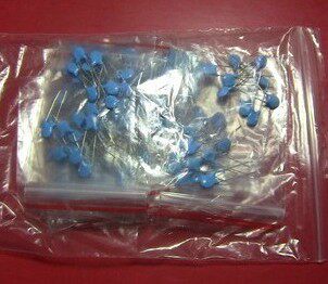 (Booxing Electronics) High pressure porcelain sheet capacitive package 2KV22K-821K 10 species = total of 100 only