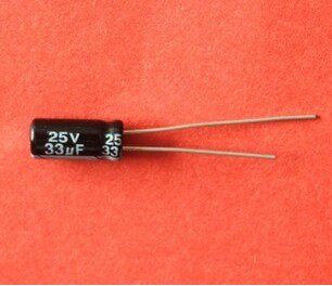 Manufacturer's special price aluminum capacitive 25V33UF straight plugging capacitor electrolytic capacitor one up-to-Taobao
