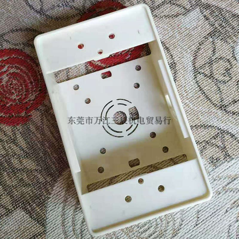 Taiwan socket bottom case standard piece 120 * 70 plastic substitutable WV24711 single-link dust fit concealed socket