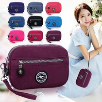 Korean version of the hand cloth bag womens handbag simple and versatile canvas mobile phone bag personality mini small bag coin purse