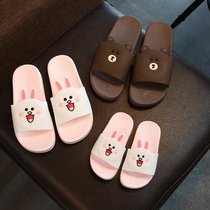 Cool Tug Small Princess Anti Slip Girl Bathroom Indoor Slippers Female Summer Cute Korean Version Home Sandal Lady Summer Lady