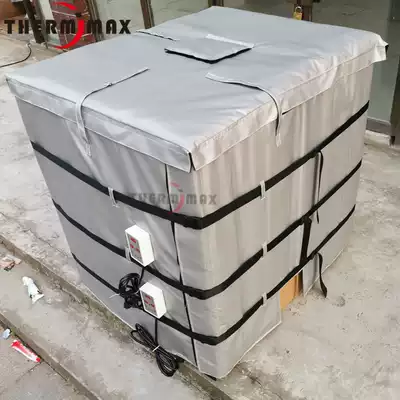 Factory direct IBC ton barrel electric heating blanket insulation antifreeze heating sleeve with digital display adjustable temperature control belt cover