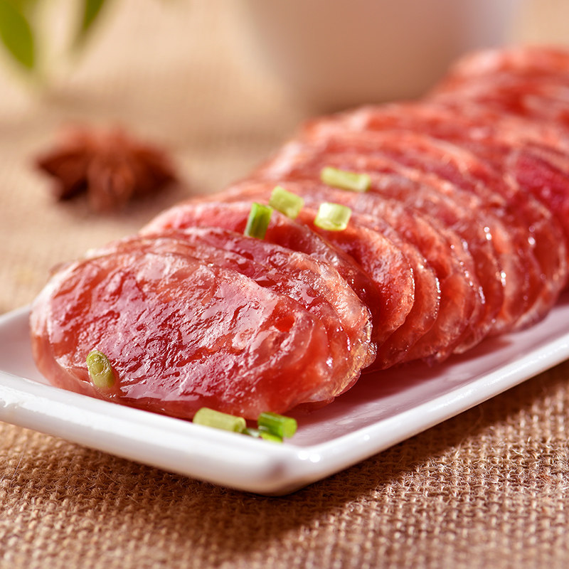 临期30天 中华老字号 陶陶居 广式七分瘦腊肠 香肠 400g*2袋 双重优惠折后￥24.8包邮