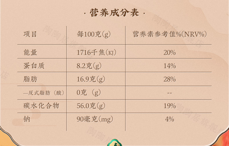 【陶陶居旗舰】双黄红豆沙月饼礼盒720g