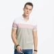 Quần áo nam lạc đà mùa hè POLO áo sọc thêu kinh doanh bình thường micro-thun nam ngắn tay áo thun nam - Áo phông ngắn áo thun unisex