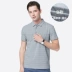 Lạc đà / Lạc đà ngắn tay nam mùa hè Ve áo POLO Áo thêu Kinh doanh Casual Áo thun ngắn tay nam - Áo phông ngắn áo thun nam có cổ Áo phông ngắn