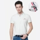 Lạc đà / Lạc đà ngắn tay nam mùa hè Ve áo POLO Áo thêu Kinh doanh Casual Áo thun ngắn tay nam - Áo phông ngắn áo thun nam có cổ