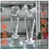 Crystal trophy factory price direct large, medium and small diamond-shaped new gift glass Lisheng advertising supplies