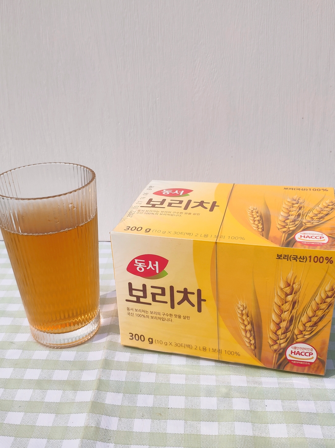 East and west barley tea South Korea imported 300g tea bag baked original green tea buckwheat tea jade bamboo tea