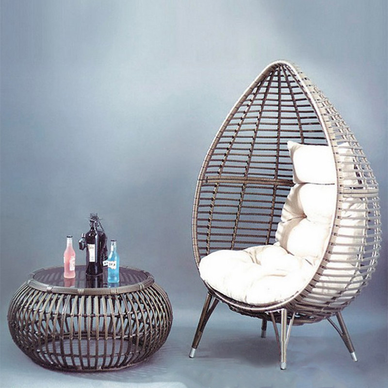 Balcony Lazy Vine Sofa Resort Household Living Room Single-person Lounge Outdoor Garden Creative Little Sofa