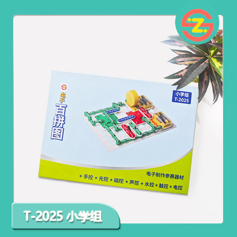Prospect Electronics Puzzle T-2025 Elementary School Educational Building Toy Jiangxi Fujian Anhui