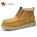 Bán giày nam Camel Giày da nam ngoài trời dụng cụ ngoài trời giày cao gót đế dày đế dày giày da - Giày ống Giày ống
