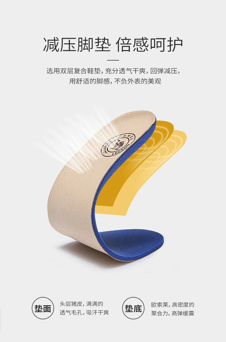 Giày nam Camel 2019 mùa hè thoáng khí hoang dã giày thường giúp dụng cụ giày thủy triều giày nam lớn giày Anh - Giày thấp giày thể thao nam