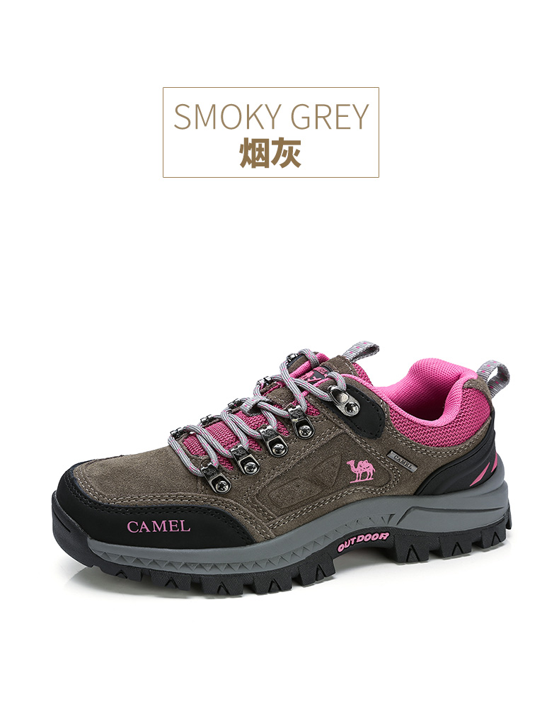 Giày lạc đà ngoài trời Camel Camel giày nam 2019 ngoài trời giày da sốc hấp thụ giày trượt patin off-road giày nam - Khởi động ngoài trời giầy bảo hộ ziben