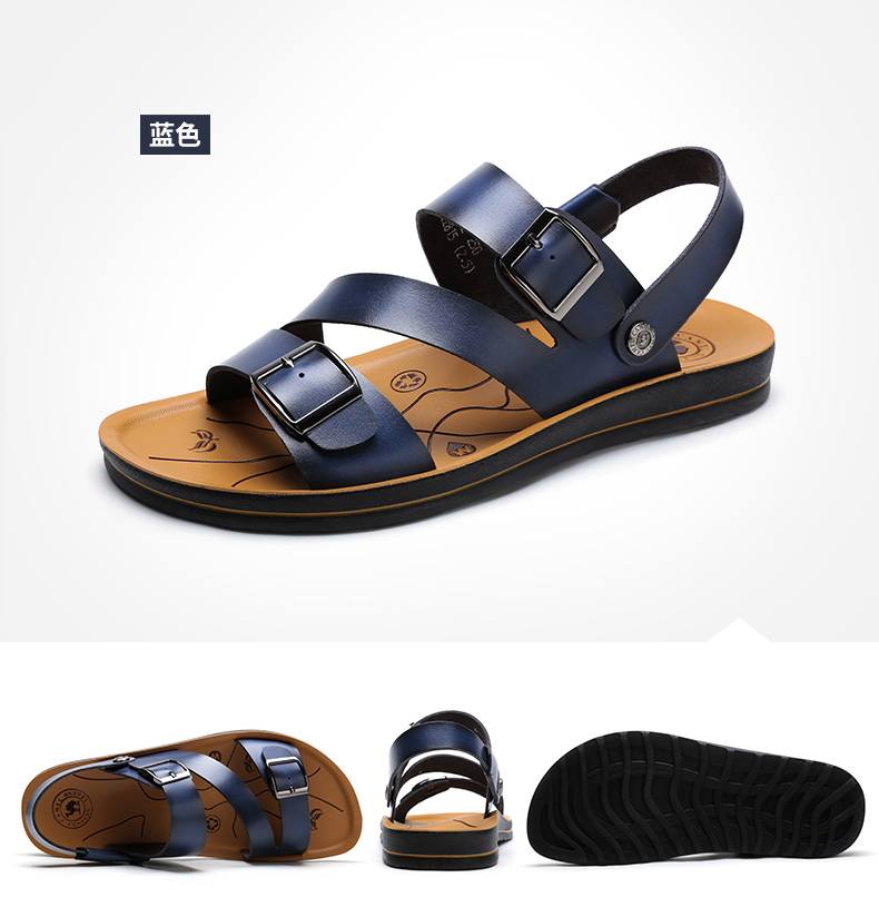 Giày nam Camel 2018 xuân hè mới Giày nam đi biển thông thường thoải mái hoang dã nhẹ hở ngón chân giản dị giày bitis nam
