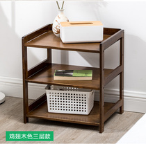  Simple bedside table shelf Bedside storage small cabinet Simple modern bedroom bedside locker multi-function