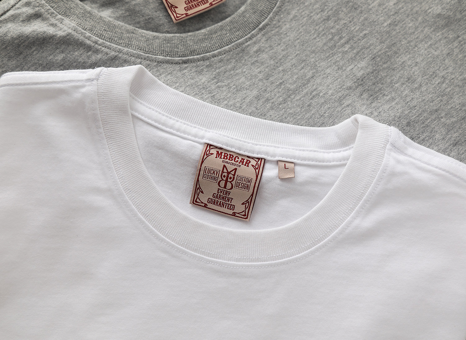 270g тяжеловес хлопок Перевернуть прошлое фонд длинный рукав T -Shirt mbbcar узкий Амеа Казах твердый поездка свитер, mbbcar/窄幅 