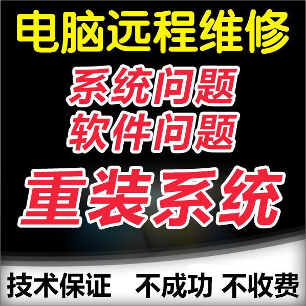Remote maintenance of computer installation and reinstallation of software problems consultation and resolution of stuck system fault repair technical services