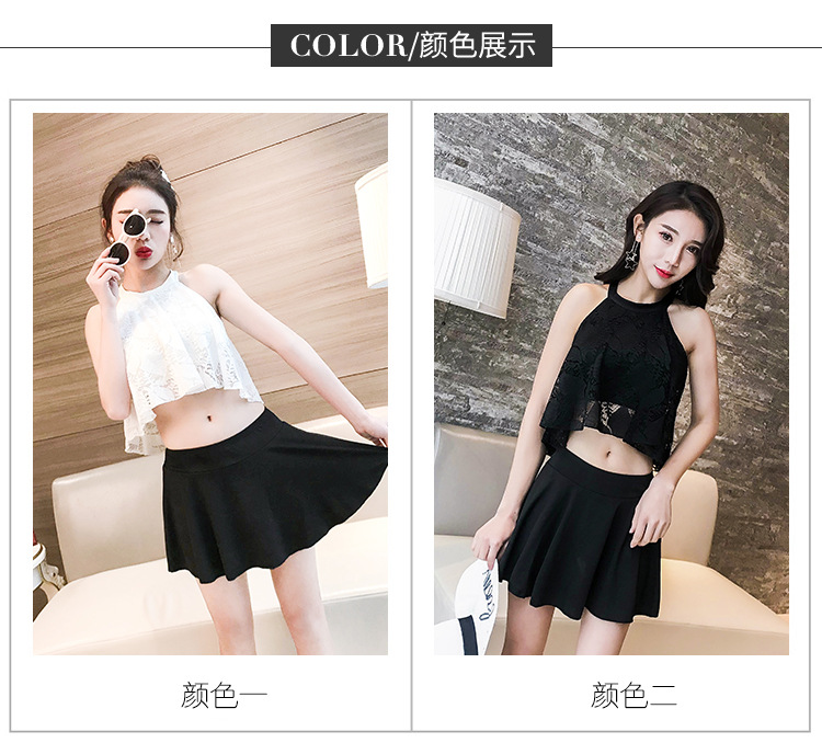 Áo tắm nữ chia bảo thủ hai hoặc ba bộ của Hàn Quốc suối nước nóng nhỏ hương thơm che bụng slim sexy thu thập đồ bơi 	đồ bơi 2 mảnh quần