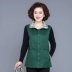 Áo vest mùa xuân của mẹ 2020 áo vest nữ mới 40-50 tuổi trung niên và người già vest bình thường - Áo vest Áo vest