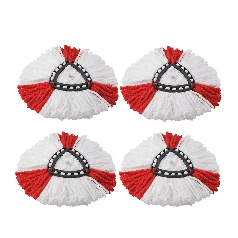 German Triangular Mop Head Rotating Mop Replacement Colorful Head Mop Micro Accessories Labor-Saving  Delivery