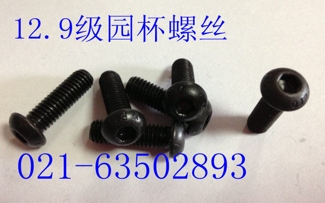 12 Grade 9 round cup screw round head socket head cap screw M6 M8 M12