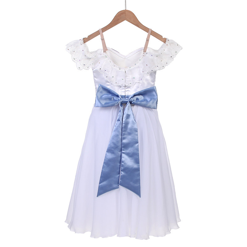 毕业舞会定制芭蕾舞裙怎么选？儿童成人通用版白色雪纺裙大揭秘！