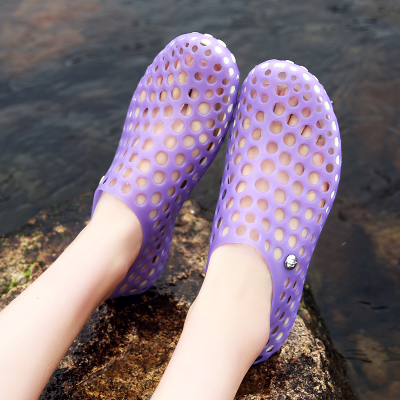 Bird's nest slippers Casual shoes River tracing shoes Women's seaside summer wading hole shoes Sports beach shoes non-slip outdoor shoes