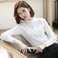 Стоящий воротник белый