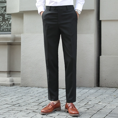 Летние штаны, мужской пиджак классического кроя, костюм, свободный прямой крой, облегающий крой