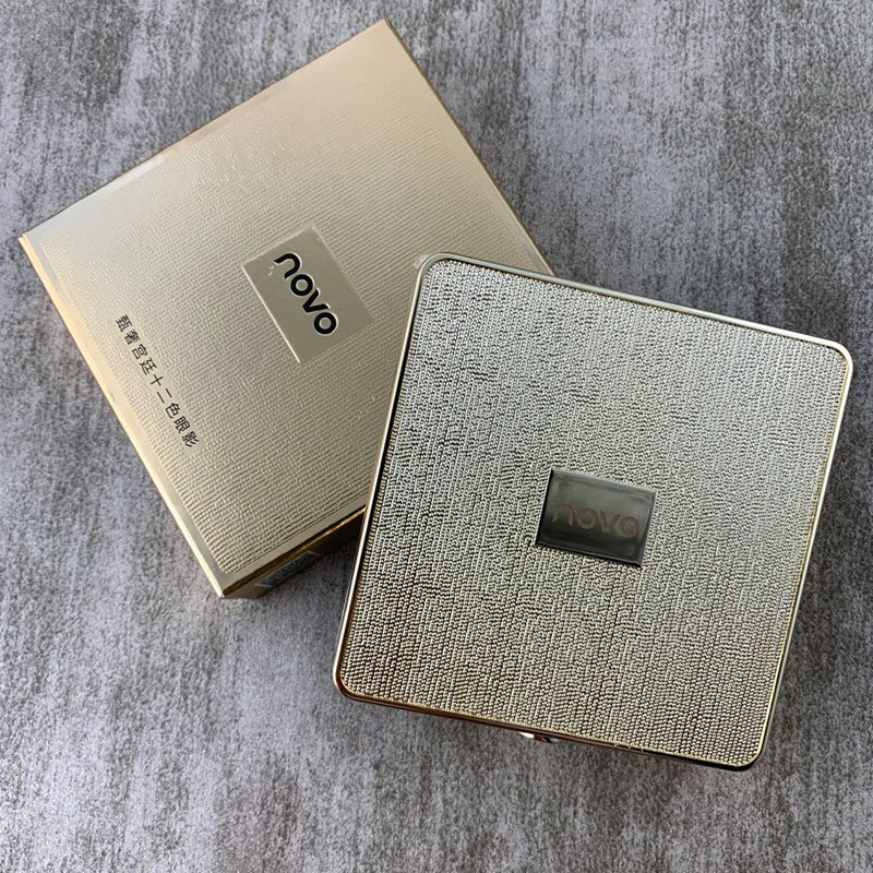 novo eye shadow disc flash powder pearly waterproof unicorn beginner national goods earth color affordable students ins superfire