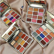 NOVO eye shadow plate ins Super fire quicksand unicorn pearlescent portable glitter net red eye shadow matte Earth