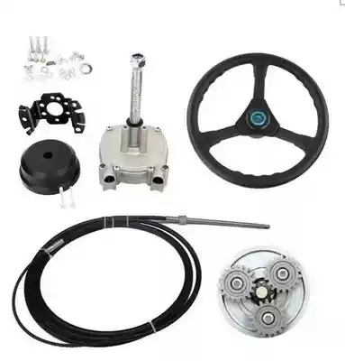 Outboard direction system Outboard Machine front-handling mechanical rudder speedboat direction system Wall-mounted air-conditioning General Direction line