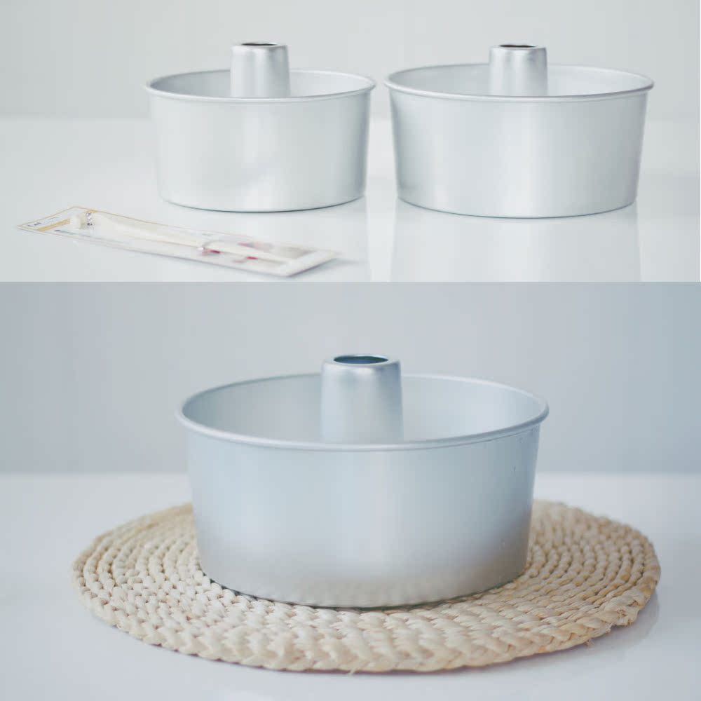 Japan imported shellfish printing 18 21cm 7 inch 8 inch live bottom anode chimney chiffon cake mold