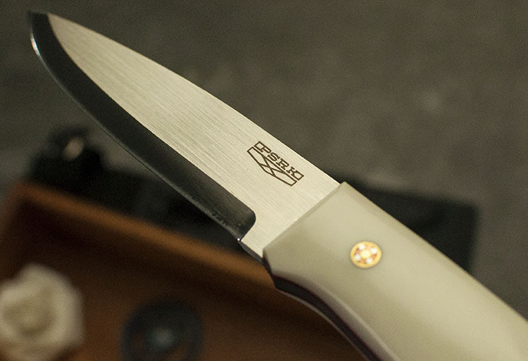 Baiyong PSRK на открытом воздухе инструмент новый гром жировой импорт нержавеющей стали 14C28N прямой нож высокая твердость Кожаная оболочка к          