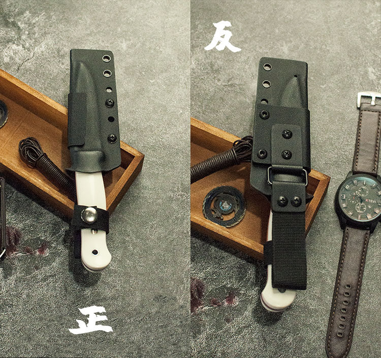 Baiyong PSRK на открытом воздухе инструмент новый гром жировой импорт нержавеющей стали 14C28N прямой нож высокая твердость Кожаная оболочка к          