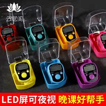 New generation of Buddhas counter LED night light hand ring shaped electronic number of Buddhas home read through the number of scooters