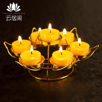 Crisp Oil Lamp Holder Buddha Home Supplies Seven Stars Plum Crisp Oil Candle Lamp Holder Lotus Buddha for lamp holder Changming lamp wax candle holder