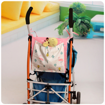 Baby stroller storage bag pure cotton stroller strap